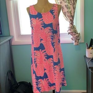 Lilly Pulitzer Pineapple Print Swing Dress